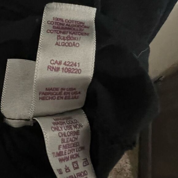 Velvet by Graham & Spencer's Sibel Cotton Contrast Ruffle Dress Black Size M - Picture 9 of 12